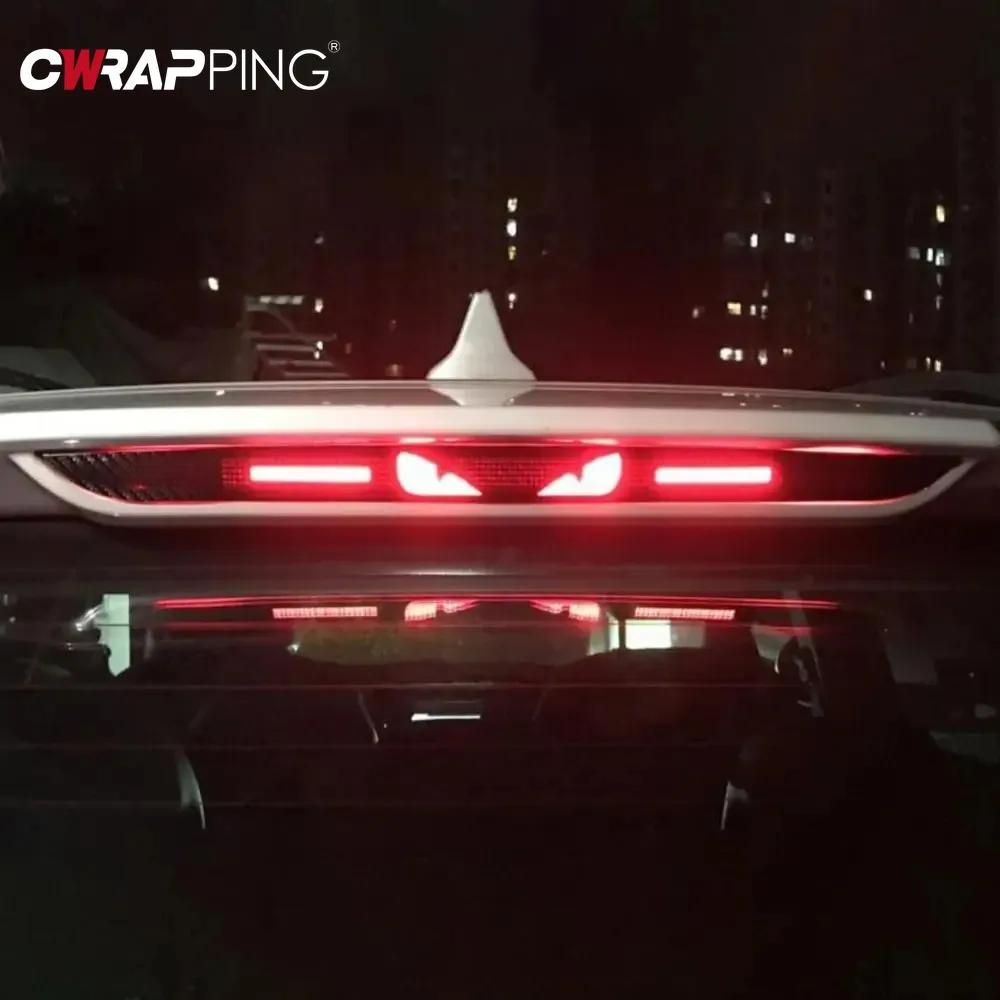 1Pcs Car Personality Brake Tail Light Sticker Eagle Eye Auto Light Hawkeye Styling Decorate Sticker for Chery Tiggo 7 Stickers