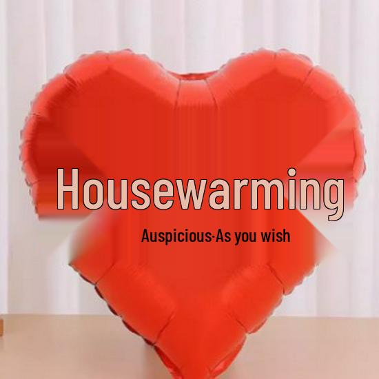 18" Heart-Shaped Foil Balloon for Weddings & Valentine's Day Celebrations