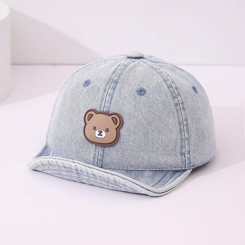 Casquette de Baseball en Jean Style Coréen INS pour Bébé - Chapeau à Visière Souple pour Garçons et Filles, Printemps/Automne
