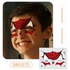 Ruikalong June 1st Kids' Waterproof Face & Forehead Cartoon Tattoo Stickers for Face Painting