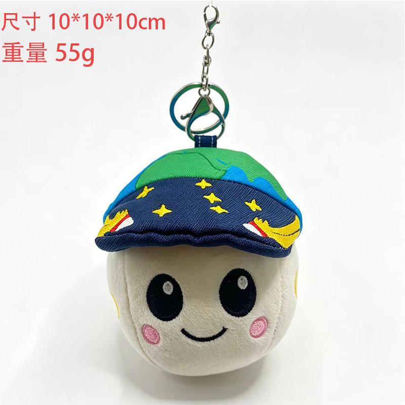 Artemis 2 Mission Moon Mascot Plush Keychain Creative Space Astronaut Pendant Gift opp bag packaging