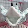 NEW Hammock For Rats Double Thick Plush Warm Bed For Hamster Nest Hanging Hamster House Beds Tr E5N4