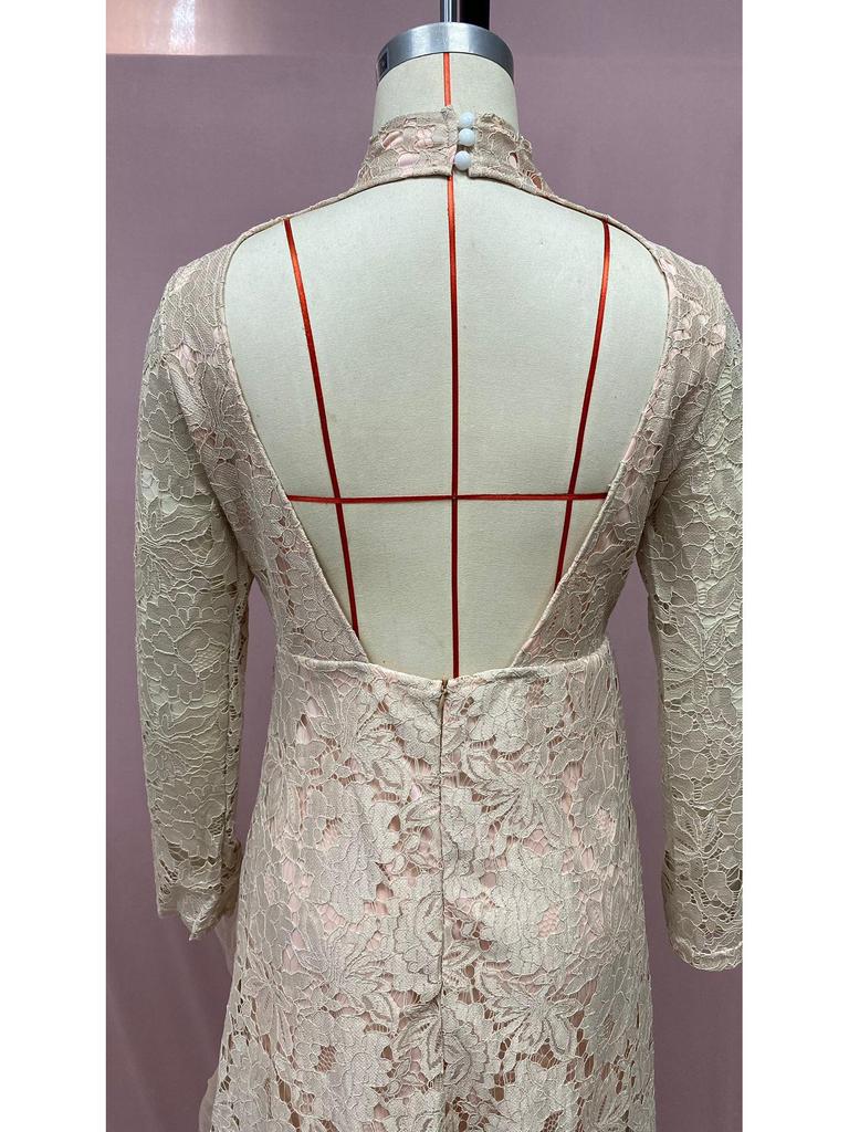 2025 Elegantní evropské a americké dámské síťované večerní šaty s rybí sukní