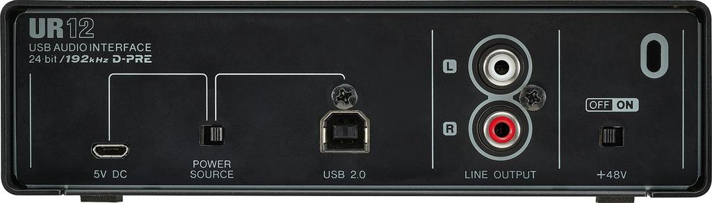 Steinberg Steinberg USB Audio Interface UR12 Black Copper Model UR12B &