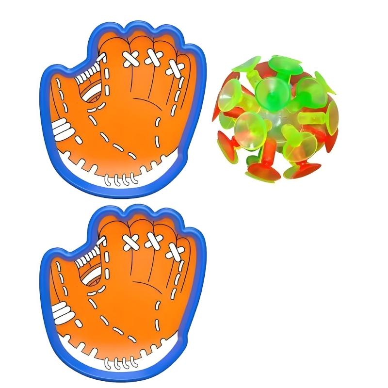 Cartoon Suction Cup Sticky Ball Fun Throwing & Catching Outdoor Sports Toy For Boys And Girls Educational Ball Toy