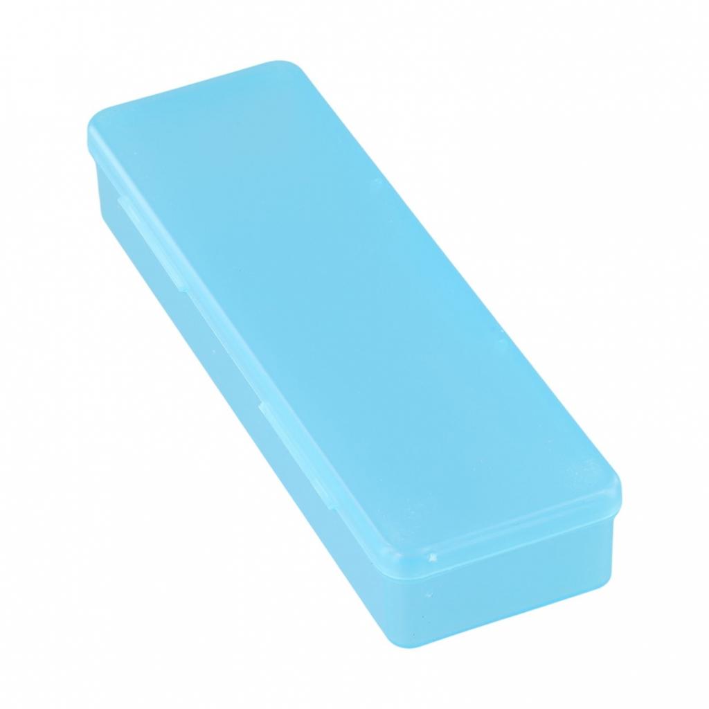 18.8*7*3cm Nails Storage Box Green Pink Plastic Case White