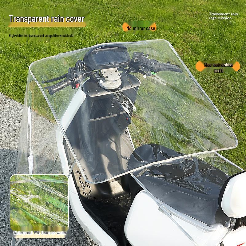 Universal Waterproof Sun & Rain Cover for Electric Motorcycles One Size