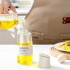 Oil Spray Bottle 450ml Glass Cooking Oil Dispensers Non Stick Oil Kitchen Pour Oil Container Automatic Opening And Closing Oiler