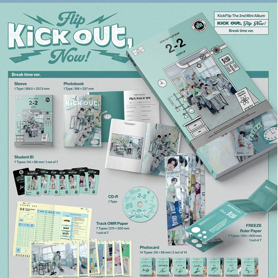 (STANDARD Ver.) KickFlip [KICK OUT, FLIP NOW!] 2nd MINI ALBUM