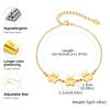1/2/3 Cat Claw Bracelet for Women Girls,Gold Color Stainless Steel Chain Bracelets,Trendy Waterproof Jewelry Gift