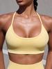 Soutien-gorge de sport sans coutures CrossBO&TEE à séchage rapide - Élégant, Sexy et de soutien pour le fitness en extérieur et le yoga