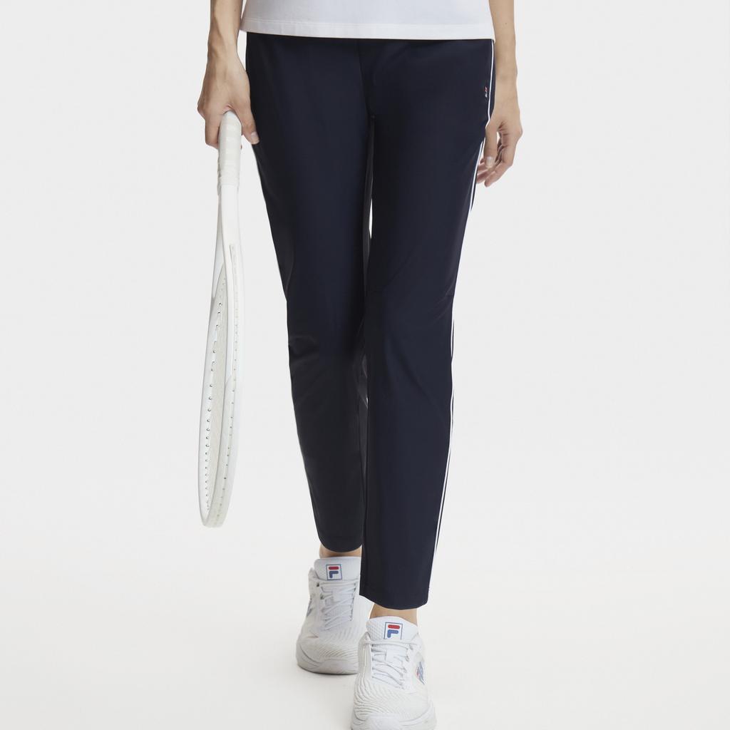 New FILA Knitted Sweatpants Women's RD Royal Blue A11W423603FNV