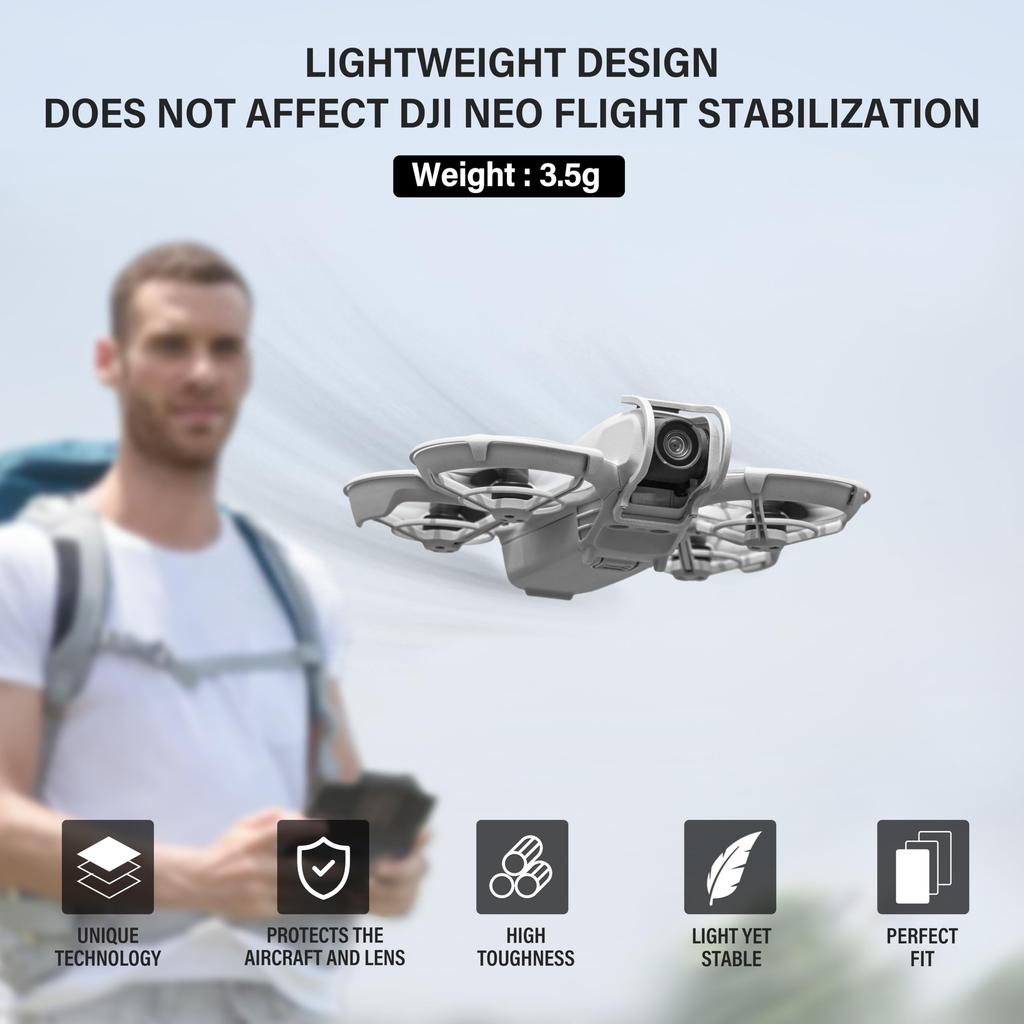 STARTRC DJI Neo Gimbal Stoßstangenschutz Zubehör Aluminiumlegierung Schutzbügel für DJI Kompatible Neo Drohnenkamera Antikollision