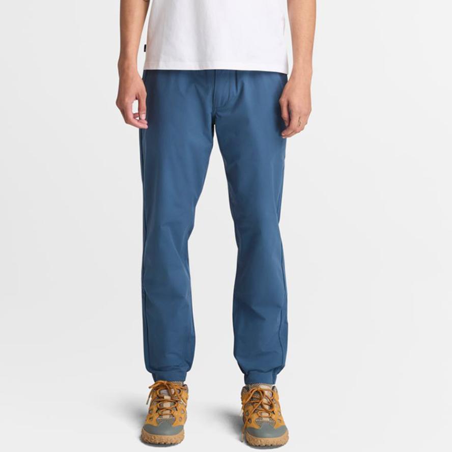 Timberland Solid Color Outdoor Quick-Dry Cuffed Casual Pants Men bottoms Deep-Indigo A5QUJ-288
