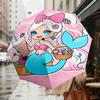 1pc Mermaid Picnic Pattern Umbrella Design Automatic Opening and Closing Umbrella, High-quality Travel Umbrella,  c1128267