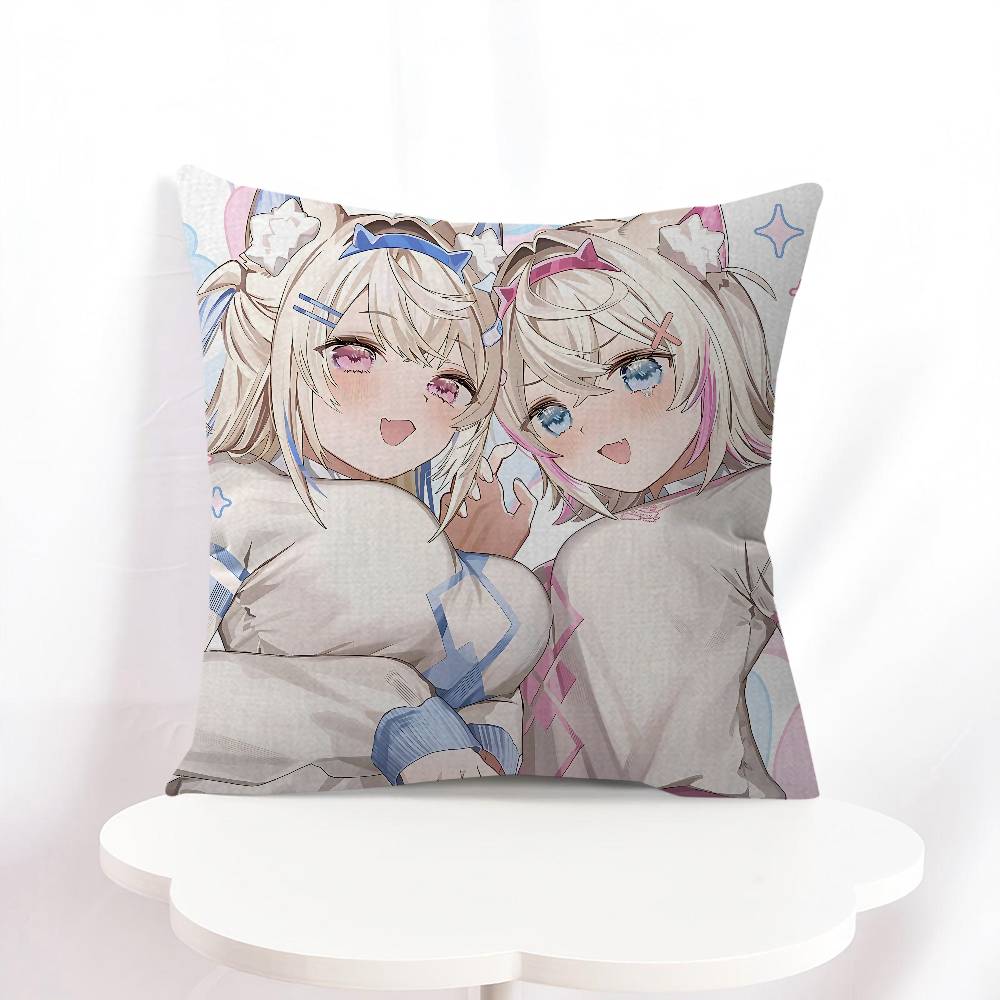 

Hololive Мококо Фувава Abyssgard Наволочка Подушка Декор Наволочка Принт Наволочка Для Дивана 16x16Inch