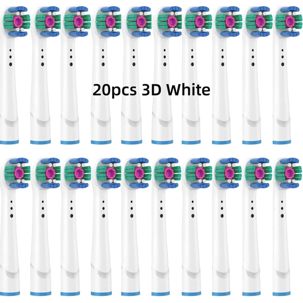 8/16Pcs Replacement Brush Heads for Oral B Electric Toothbrushes Floss Cross Action 3D Pro White Precision Standard Daily Clean