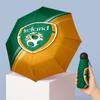 Ireland Rugby Printed 5?Fold Mini Umbrella 8?Rib Windproof Compact Umbrella For Women Pocket Carry