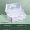 Foldable Three-Tier Extra Large Guka Nail Art & Tool Storage Box for Art Students
