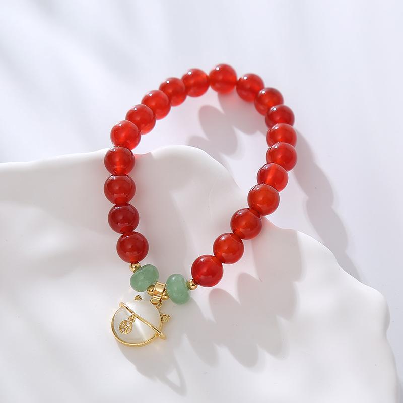 

Agate crystal braceletfashion women daily jewelry gift