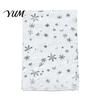 Feiertags-Accessoire Glitzernd Funkelnd Folien-Schneeflocken-Print Schal für Damen, Weihnachten Warm Hals-Thema Schal Wickel, Herbst Winter Leicht