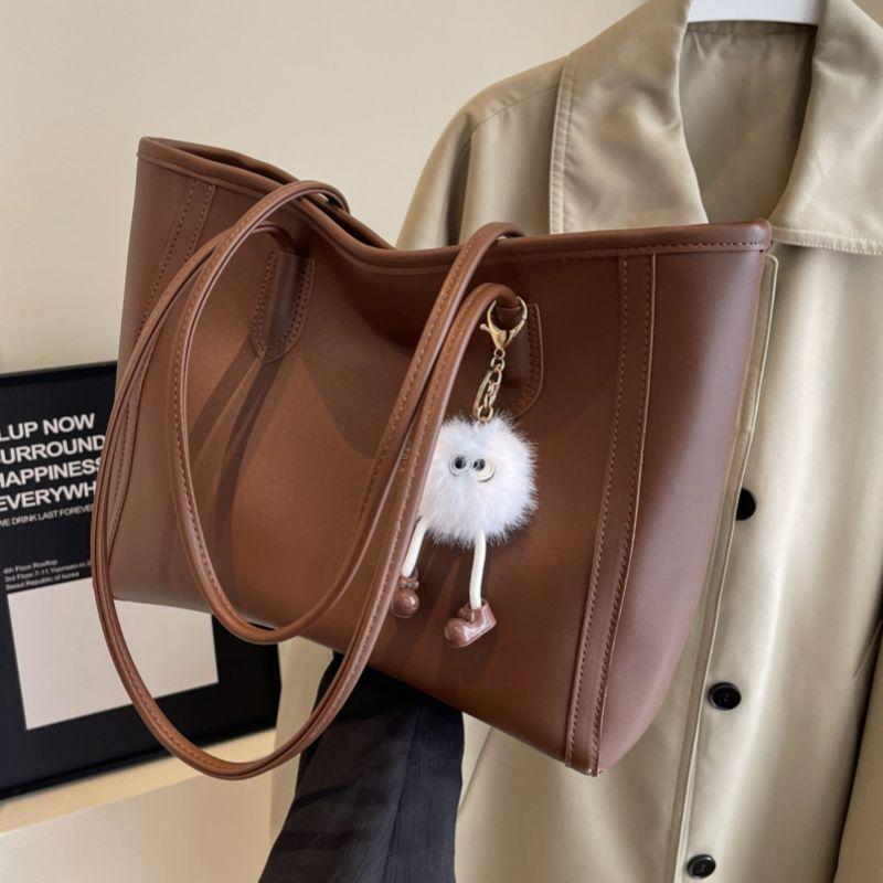 Women's High-Capacity Versatile Tote - 2025 Spring/Summer Shoulder Bag for Work and Commute