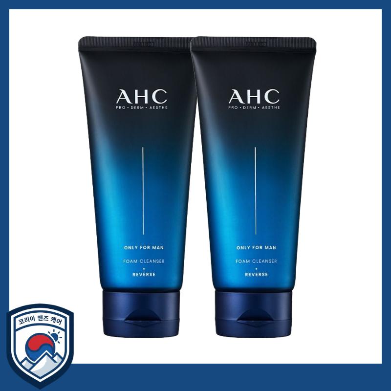 

[AHC] Only For Men Foam Cleanser 140ml (Duo Set - 2EA) Professional Deep Cleansing & Refreshing Care for Men