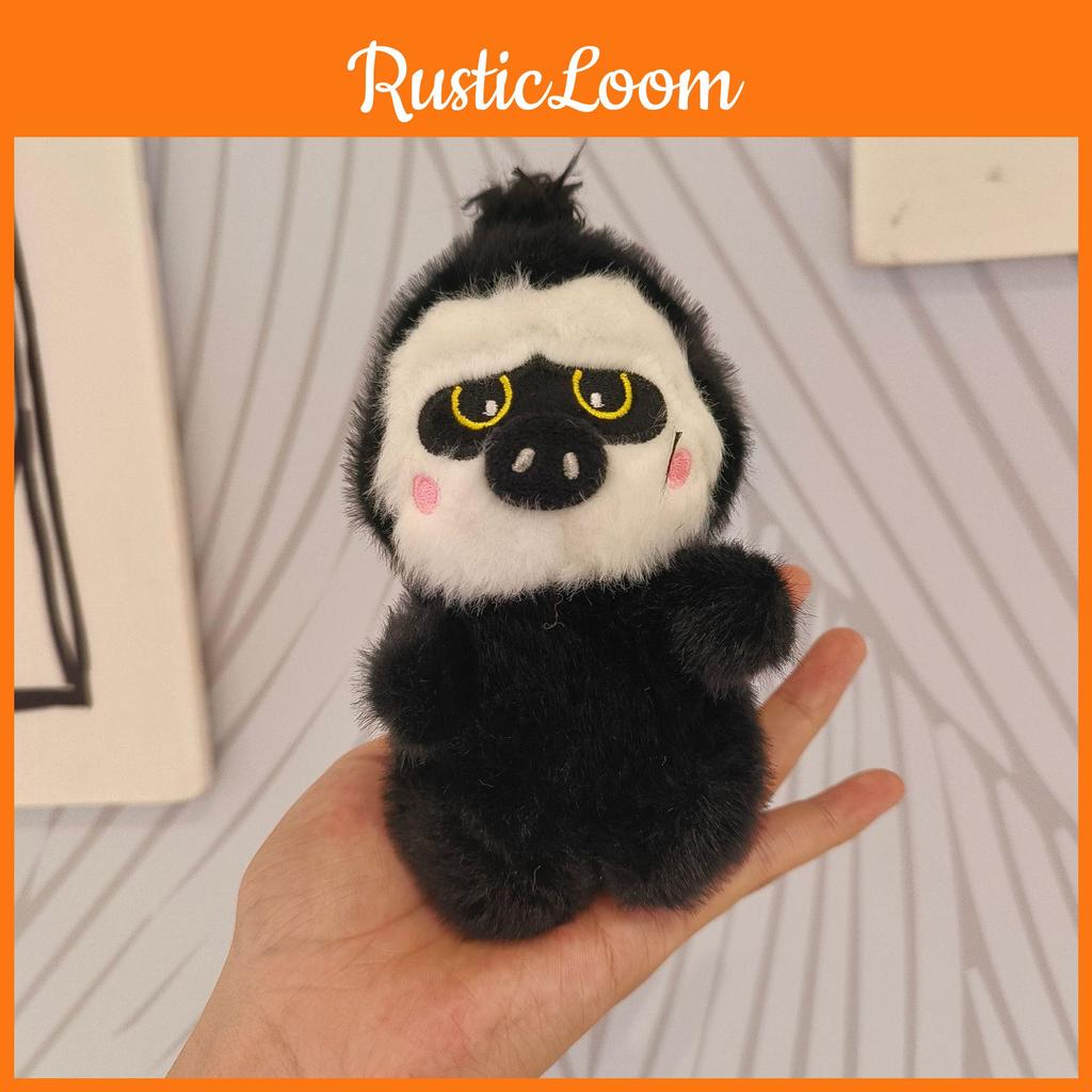 Fun Quirky And Plush Gorilla Keychain Unique Hanging Accessory For Bags And Purses