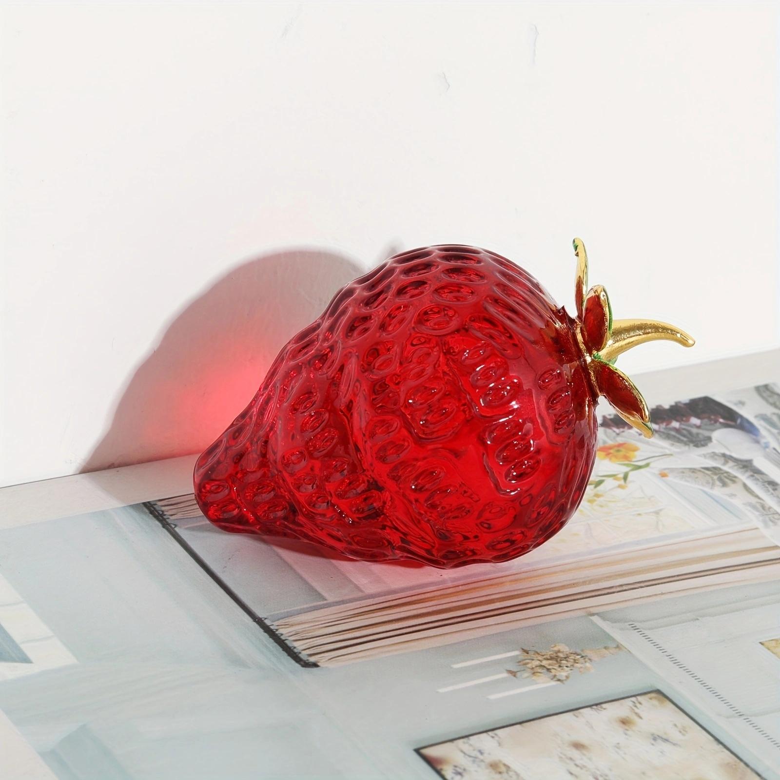 

Цветной хрустальный фрукт Пресс-папье с бриллиантами Натуральный камень Стеклянные поделки Сувенир Домашний декор Украшение стола Фруктовые фигурки Подарок