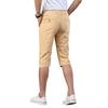 Men's Casual Korean Version Trendy Cotton Capris Men's Trousers Loose Straight Capris Pants Shorts Western Pants