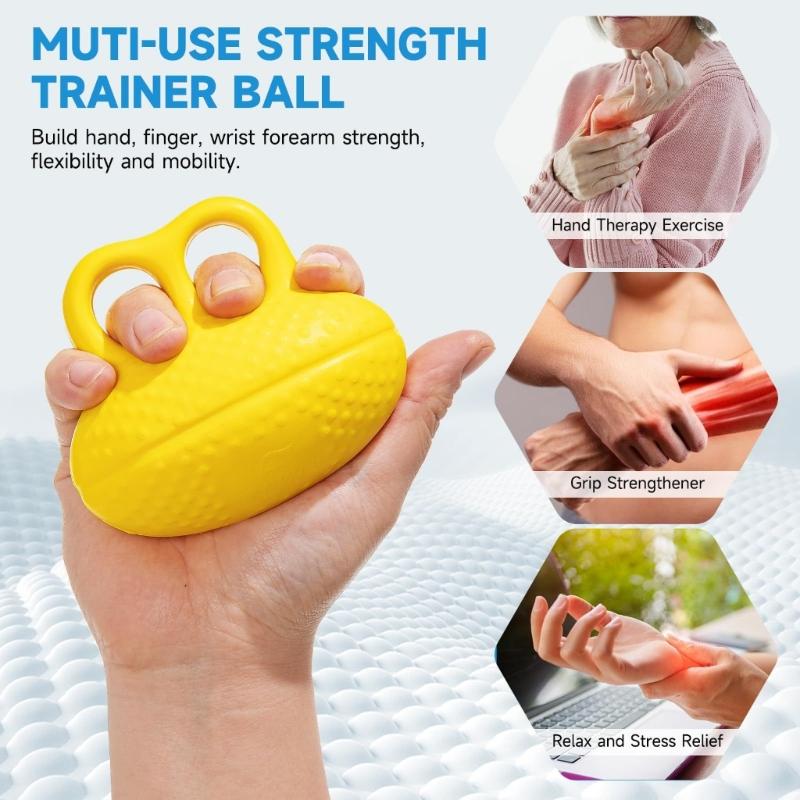 Hand Finger Strengthener Grip Exercise Tool Rehabilitation Training Ball For Finger Wrist And Forearm Workout Enduring