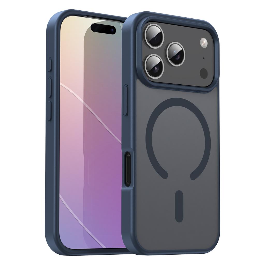 iPhone 17 Pro Magsafe Phone Case,Translucent Matte Shockproof Magnetic Phone Cover for iPhone 17 Pro