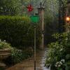 Garden Bird Feeder Outdoor Feeder Baths for Outside Metal Flower Stakes Bath Hummingbird Patio Yard Lawn Art Decor