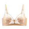 Breathable hole latex thin gathered rabbit ears no steel ring lace bra cover ultra-thin