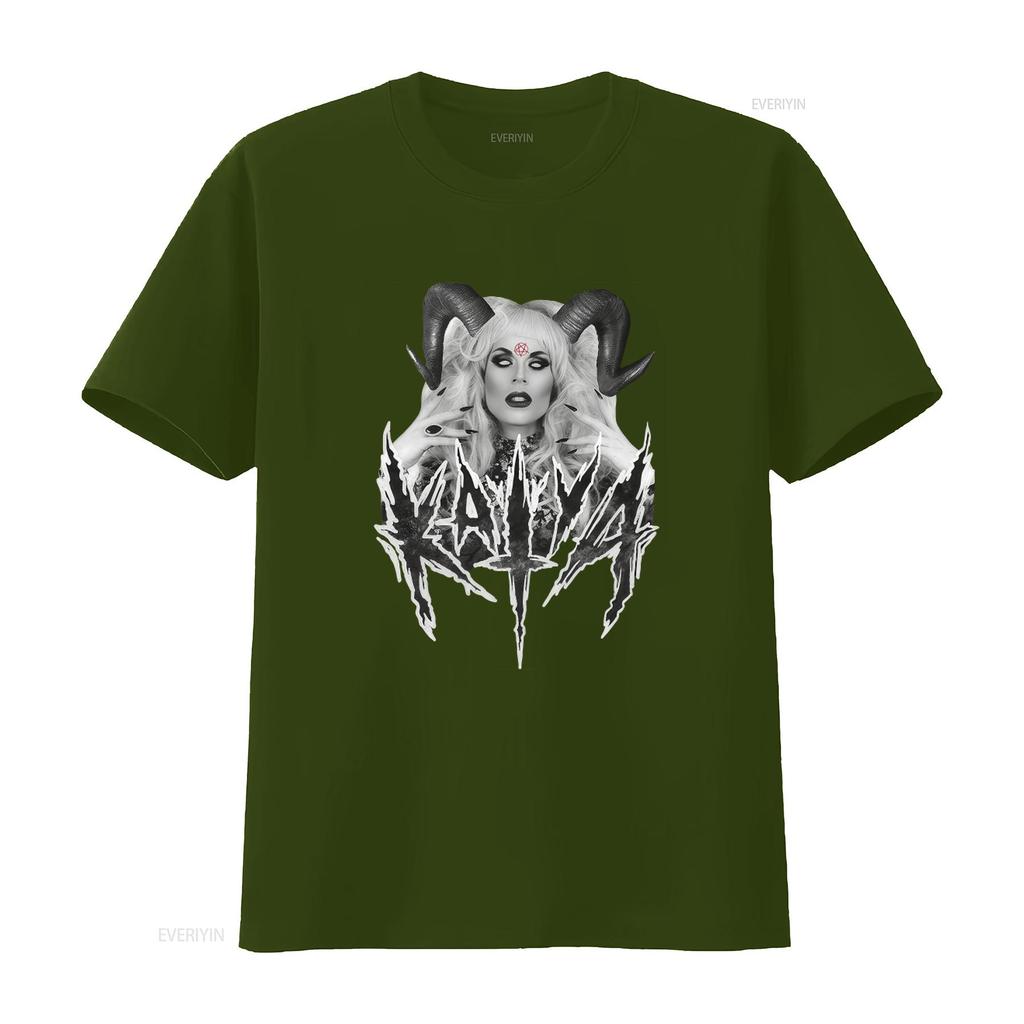Katya Zamolodchikova American Drag Queen Maglietta con Stampa Viso Disponibile nelle Taglie S 3XL vintage Lavata grafica Morbida moda uomo