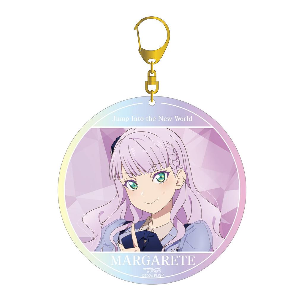 Love Vienna Margarete Jump Into the New World Aurora BIG Acrylic Keychain Live! Superstar!! Ver.