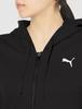 Puma MODERN SPORTS UV 2023 Black Size S Full-Zip Hoodie, Moisture-Wicking, Quick-Drying, Protection, 674957, Women's, Spring/Summer Color, (01),