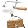 Wood Handle Jewelry Saw U Shaped Saw Frame V Slot Bench Pin Jewelry Tools Perfect Gift for Professional Metalworkers