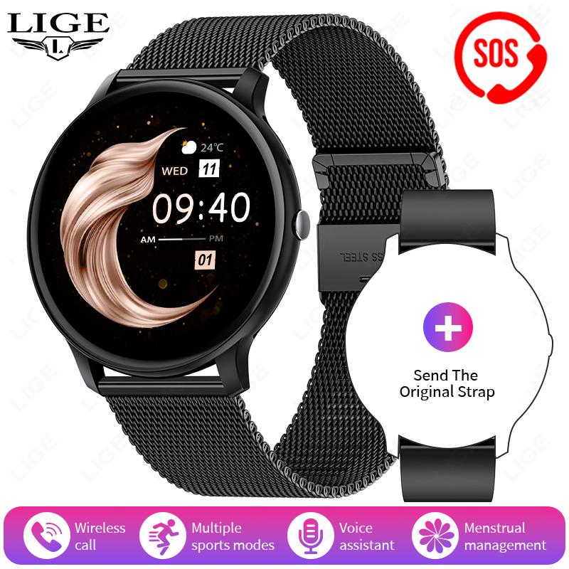 Bluetooth Call Smart Watch 1.39" Women Custom Dial Watches Men Sport Fitness Tracker Heart Rate Smartwatch For Android IOS