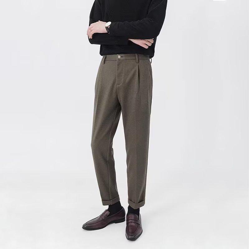 Men’s Slim Fit Woolen Blazer Suit Set - 2024 Autumn/Winter Collection