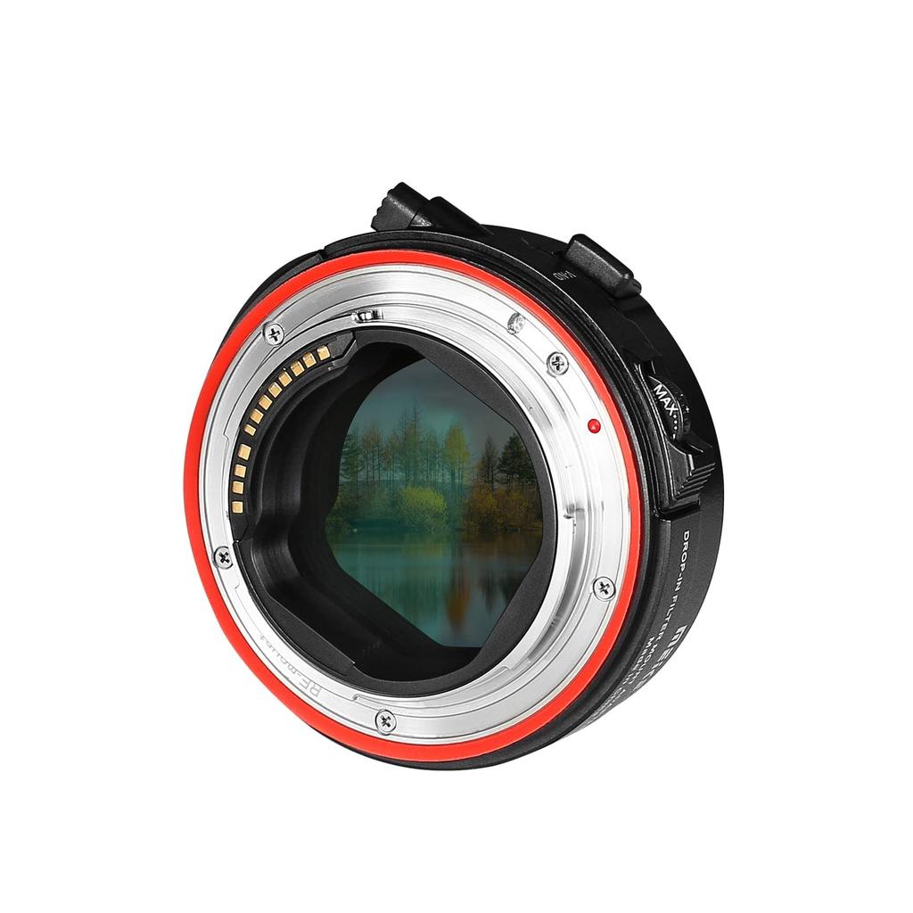Meike Drop-in Filter Mount Adapter EF with Variable ND Filter for EOS R