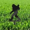 1 Stück Markanter Sasquatch-Silhouetten-Gartenstecker - Langlebige Außendekoration. Für Garten & Terrasse. Ideales Einweihungs- oder Halloween-Geschenk.