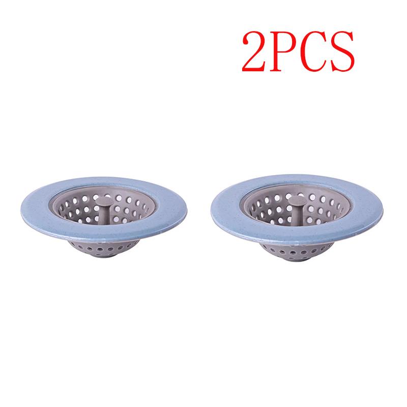 1/2PCS Sink Strainer Silicone Sieve Kitchen Sink Filter Mesh Fillers For Hair Gootsteen Zeef Things For Kitchen Accessories