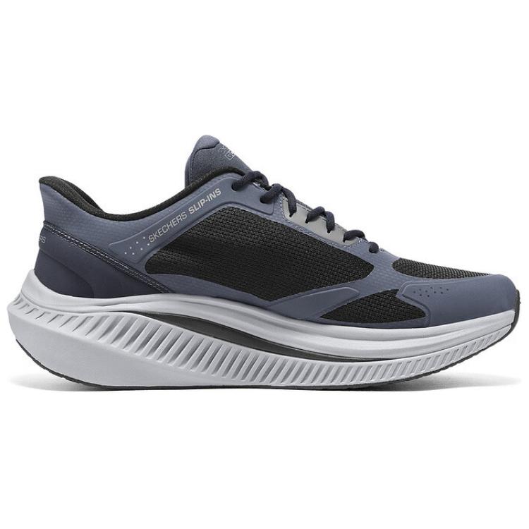 Skechers Go Walk Comfortable Versatile Low Top Casual Shoes Men Sneaker Dark-Gray 216351-BKCC