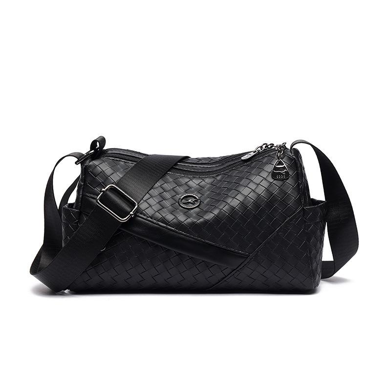 Light Luxury Soft Leather Texture Shoulder Bag Simple Versatile Large Capacity Handbag Fashionable Retro Messenger Bag Medium Women's Bag