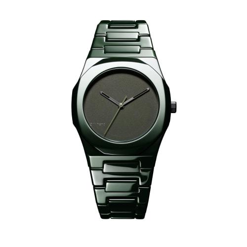 

Authorized D1 MILANO Men s and Women s Watch CEBU04 Pure Green Ceramic 37mm