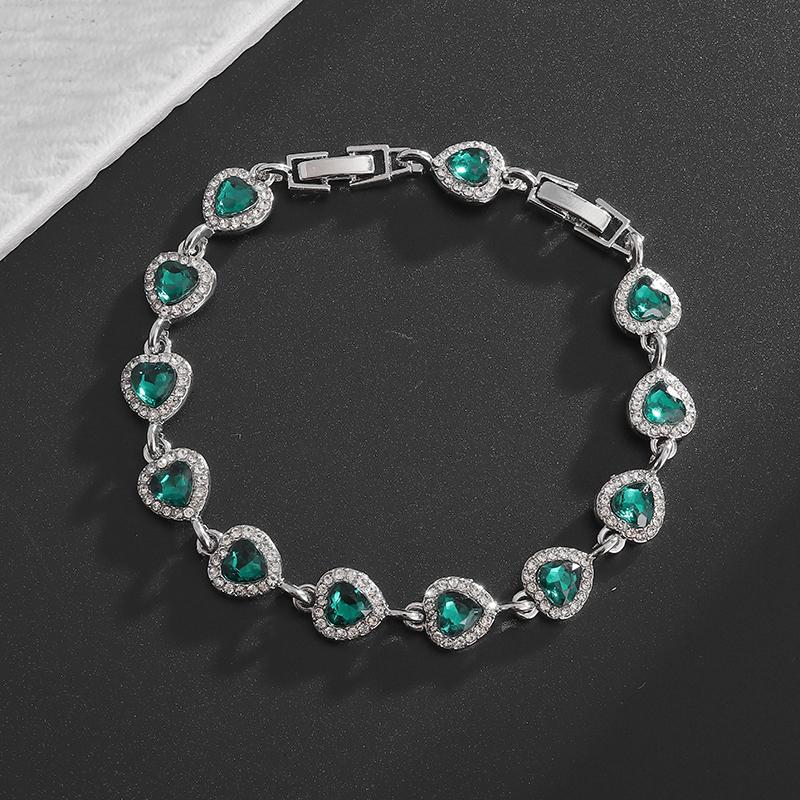 Fashionable and Exquisite Shiny Zircon Sunflower Bracelet Women's Trendy Dinner Party Jewelry Girls Gift