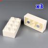 MOC Bricks Fridge Refrigerator Magnetic Brick 2x4 1x2-2x2 Sticker Educational Building Blocks Toys For Children Xmas Gifts