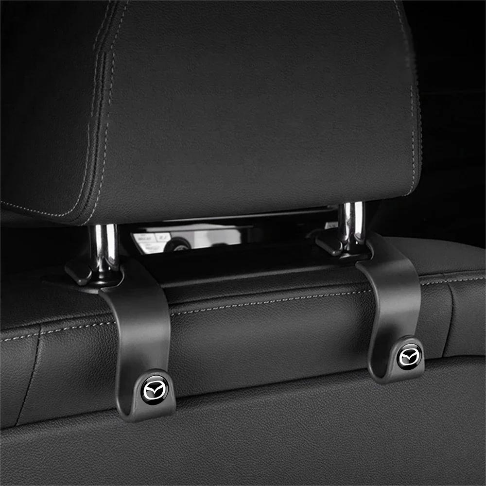 2025 Caldo 4 Pezzi ABS Gancio per Sedile Auto Appendioggetti Fissaggio Automatico Appendioggetti Accessori Per Mazda 3 Axela CX5 CX3 CX4 CX30 CX9 Atenza