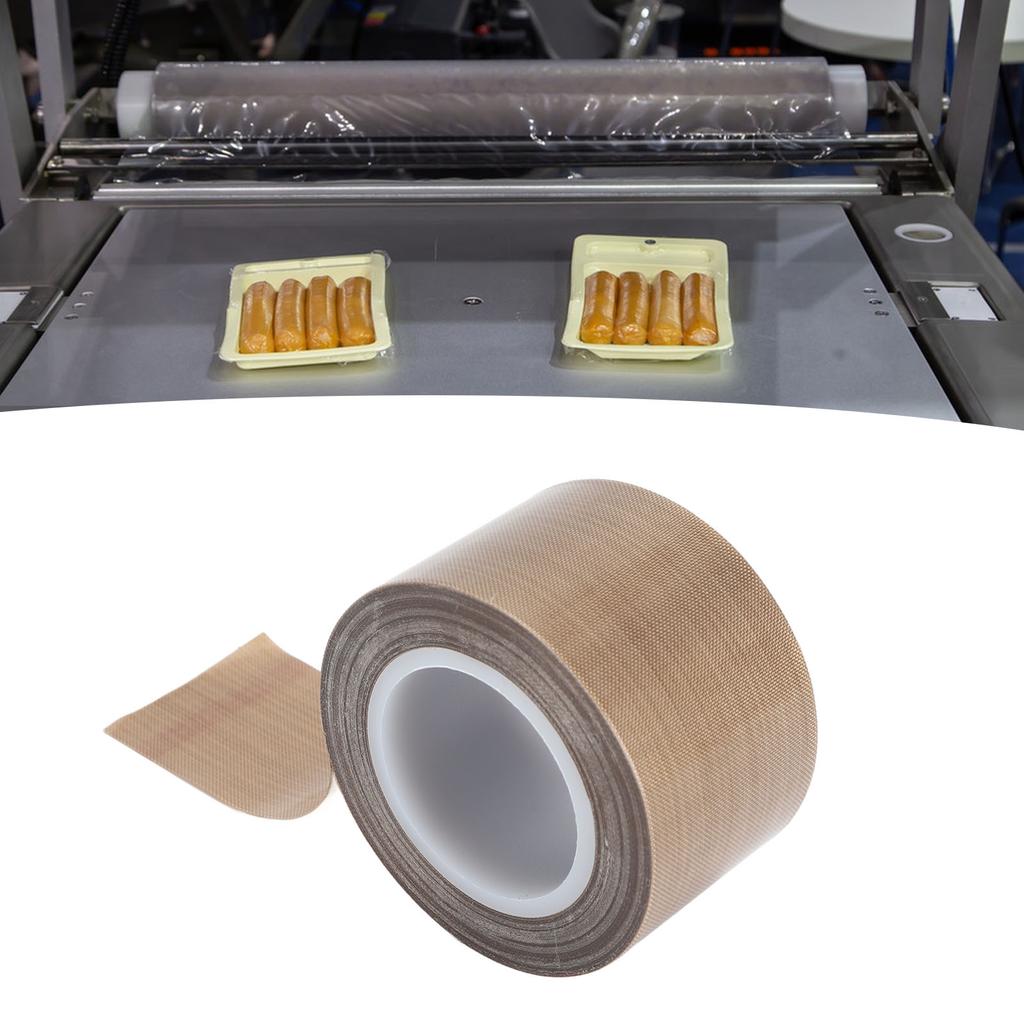 Bandă PTFE din pânză de sticlă Izolație Temperatură înaltă Bandă adezivă PTFE pentru Sigilator cu vacuum Sigilator cu impuls 32,8ft